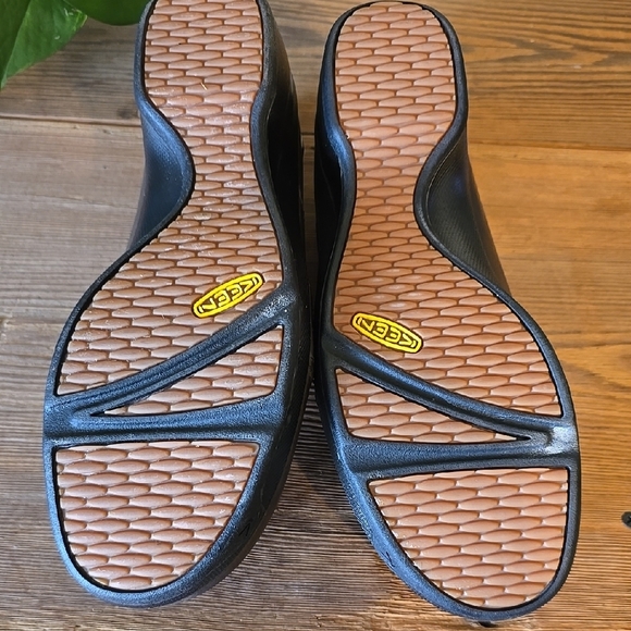 Keen Brown Mules Comfortable Slip-On Clogs 10 - Picture 4 of 5